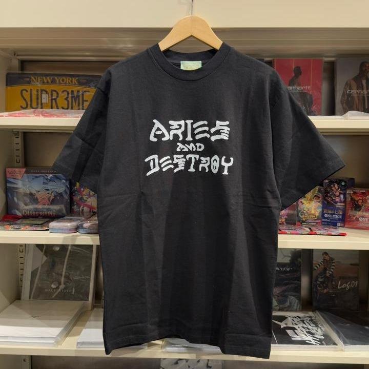ARIES ARISE - DESTROY SS FADED TSHIRT BLACK