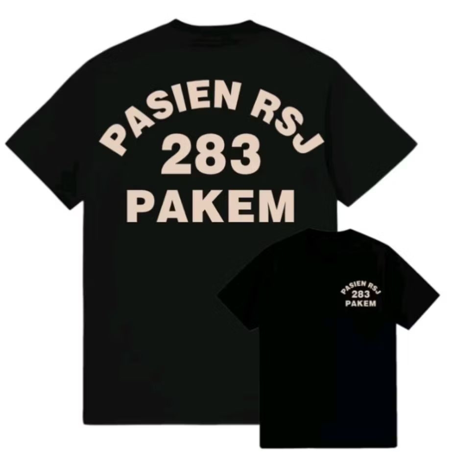 Kaos T-shirt PASIEN RSJ 283 PAKEM Kaos Distro Unisex