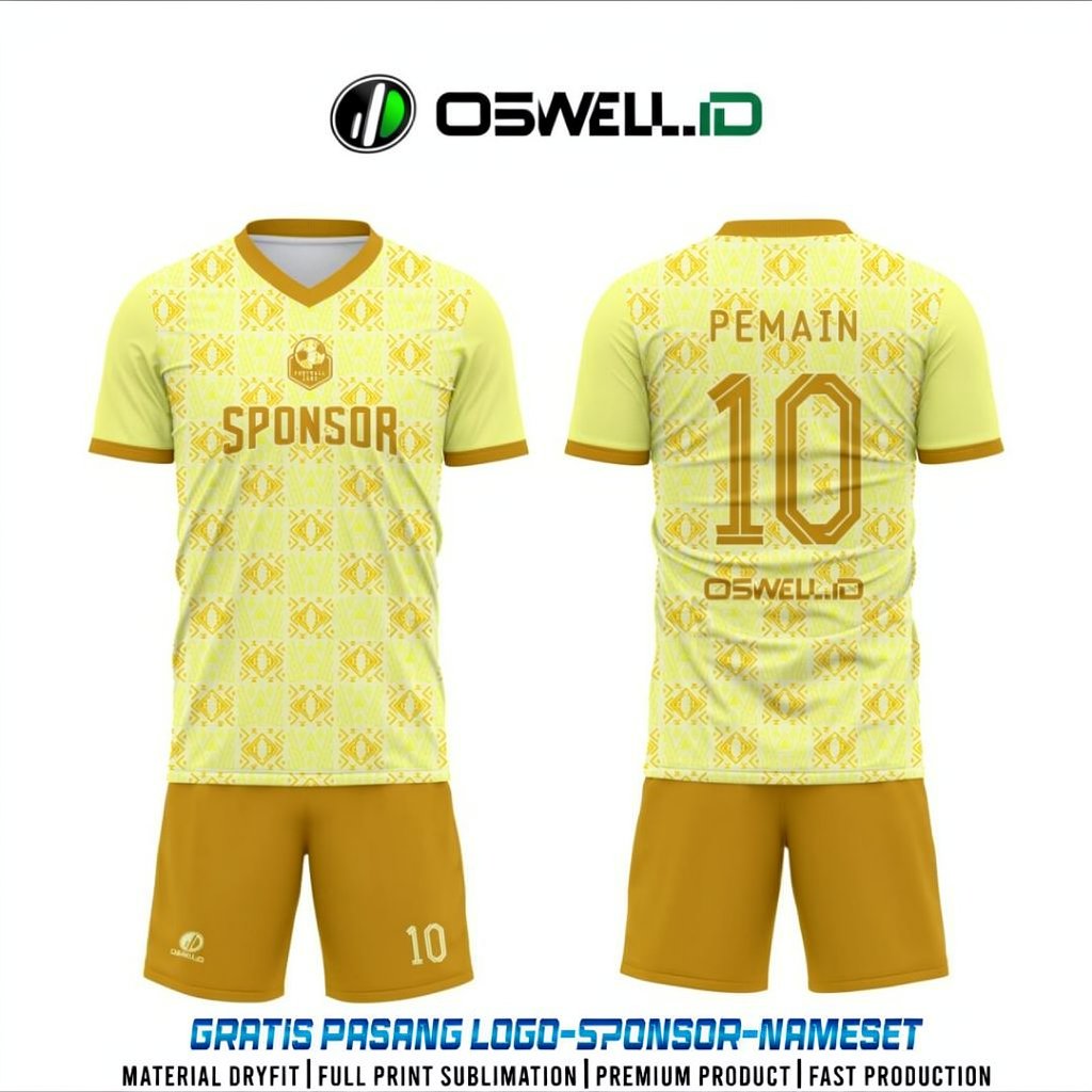 BAJU JERSEY FUTSAL DAN SEPAK BOLA FREE CUSTOM FULL PRINTING PREMIUM  [KODE OSWELL FO OS73]