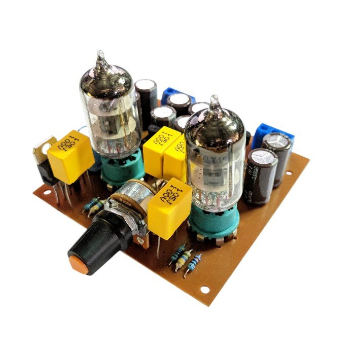 Kit preamp tabung tube 6J1 stereo line stage 6AK5 5654 EF95