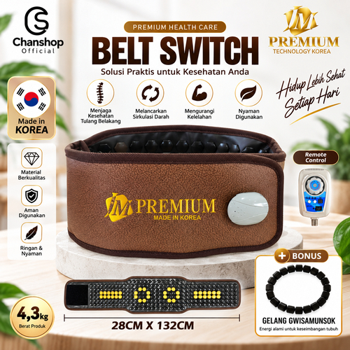 BELT SWITCH | JM PREMIUM | JM DOCTOR Sabuk terapi kesehatan BY JM Terapy made in Korea