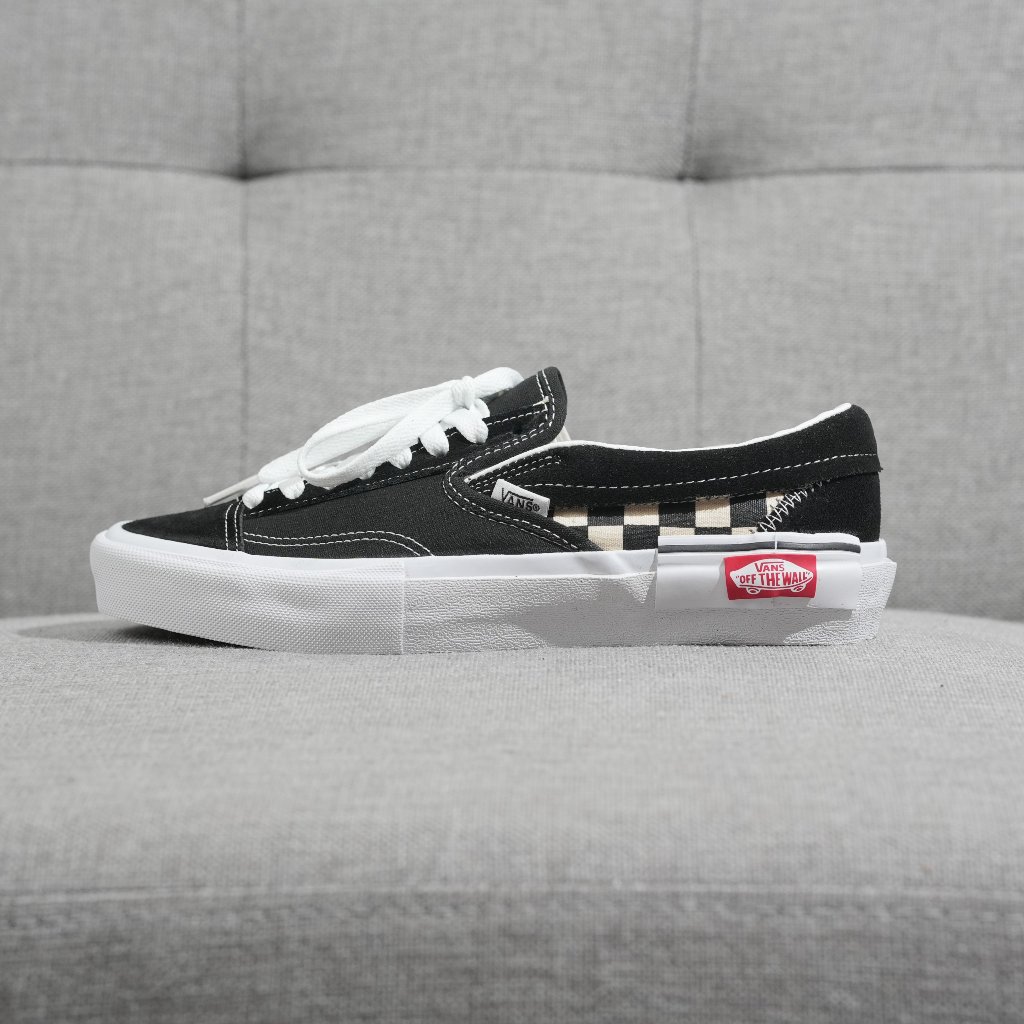 Vans Slip On Cut And Paste Black White Original