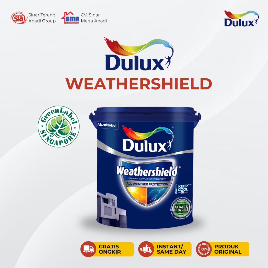 Cat Tembok Dulux Weathershield Pro  Kemasan 2.5 LTR