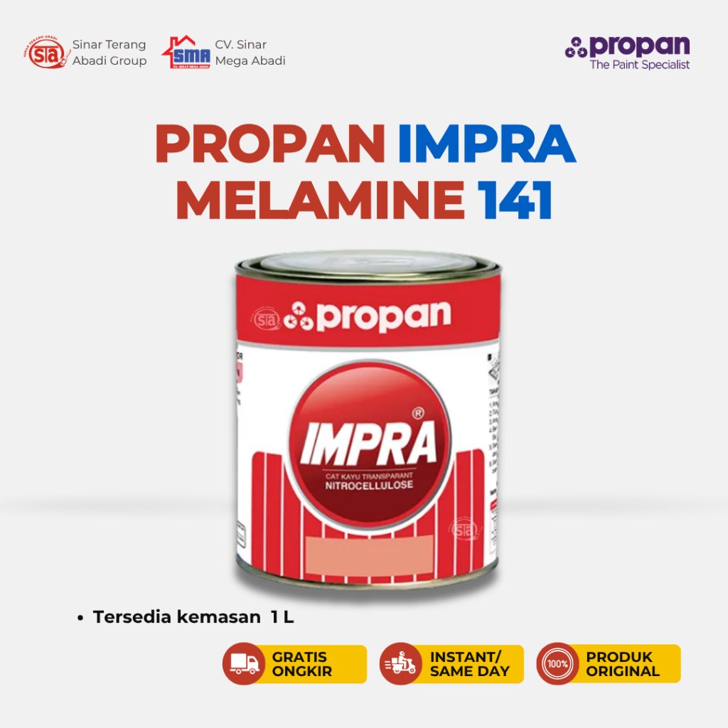 PROPAN IMPRA MELAMINE LACK KEMASAN 1 LITER
