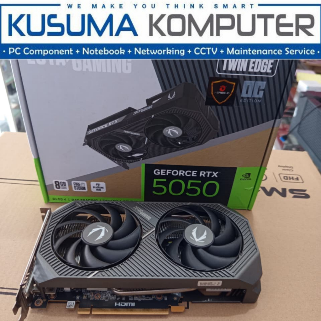 VGA Zotac Twin Edge OC RTX 5050 8GB Bekas, Garansi 2029