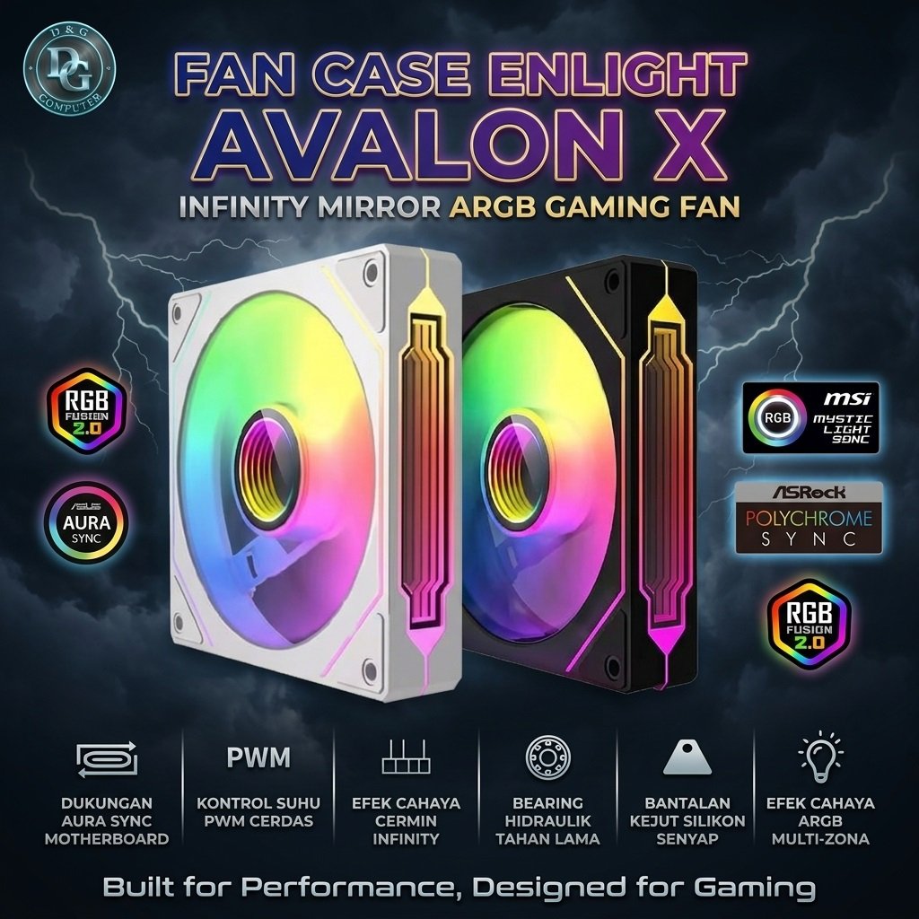 FAN CASING ENLIGHT AVALON X 120MM ARGB