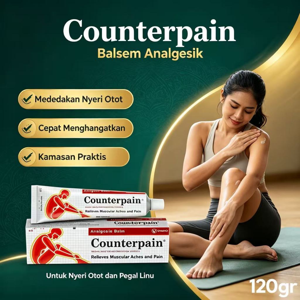 *ORI EXP2028* Taisho Counterpain Cream 120 Gr - Redness And Swelling Get Rid Of Pain - Nyeri Sendi K