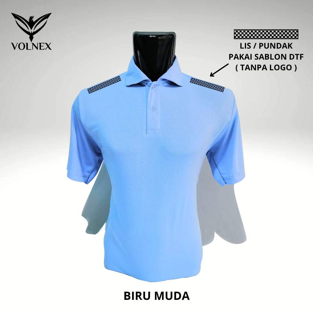 Kaos Polo Shirt Seragam Pria Berkerah / Atasan Warna Maron Tni Abu Size Jumbo Big Size PL018