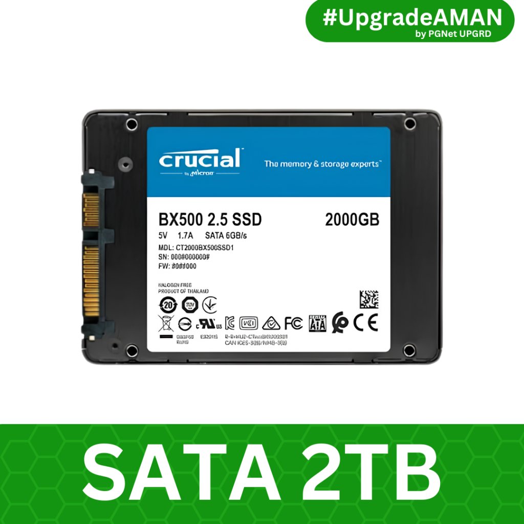 SSD SATA 2.5" 2TB | Lexar, Crucial Micron, Intel