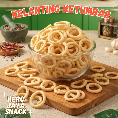 Kelanting Tumbar Gurih Asin Lanting Ketumbar Cemilan Khas Lampung / Lanting Khas Lampung