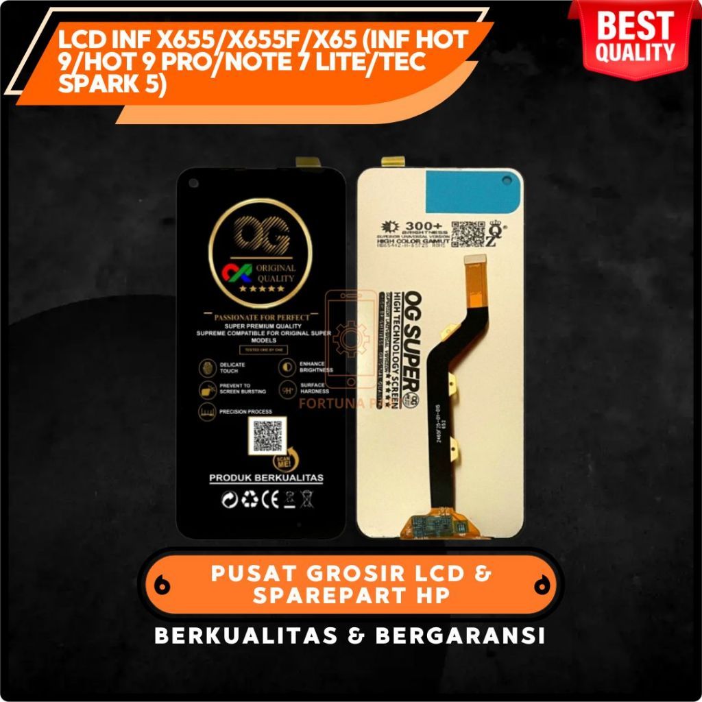 LCD INFINIX HOT 9 / HOT 9 PRO X655 - LCD INFINIX NOTE 7 LITE X656 - LCD TECNO SPARK 5 / 5 PRO