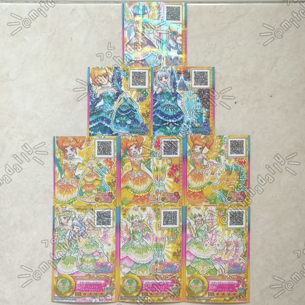 [BACA DESKRIPSI] Kartu Aikatsu Stars SPR Eternal Dress Original Jepang FuwaFuwa Dream Kirara, Ghotic