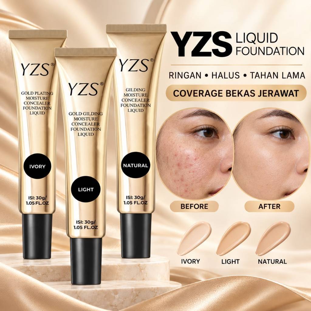 BPOM YZS Matte Foundation Concealer Oil Control BB Cream YZS Foundation Glowing BB Cream Glowing Con