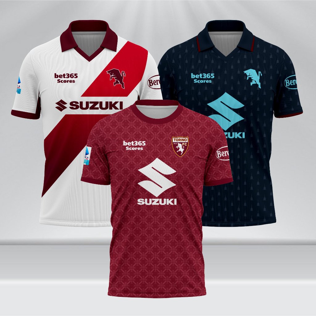 Jersey Torino Home Away 3rd 2026 2027