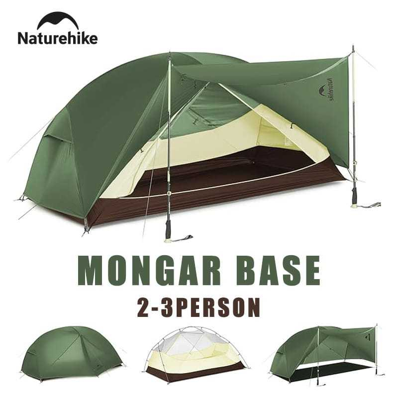 Tenda mongar BASE naturehike CNK2650WS014 2P/3P camping hiking tent