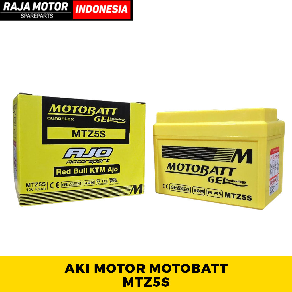 MOTOBATT - AKI MOTOR MOTOBATT MTZ5S