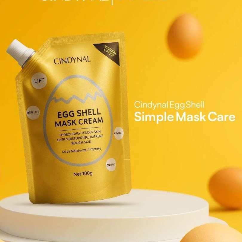 Gold Mask Eggshell / Egg Shell Mask Cream  - EduHouse