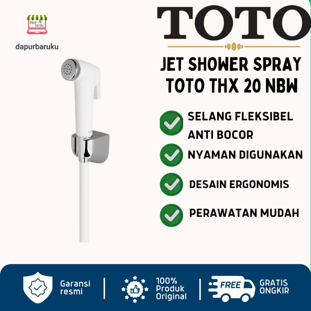 Jet Shower TOTO JET SPRAY Toto THX 20 NBW WHITE / THX20NBW ORIGINAL