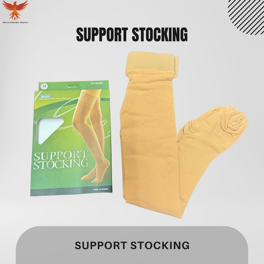 THIGH HIGH COMPRESSION STOCKING (SUPPORT STOCKING) FEMALE / WANITA
