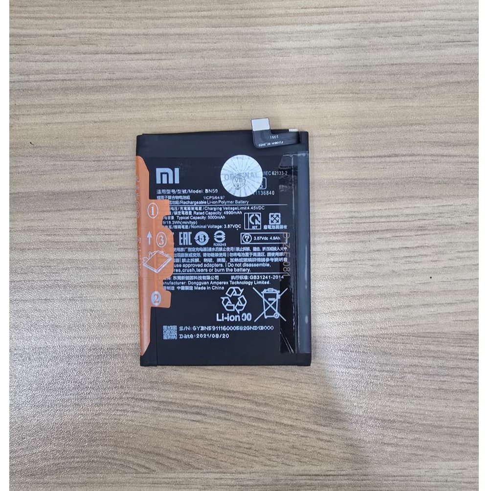 BATERAI READMI NOTE 10 BN59 OR