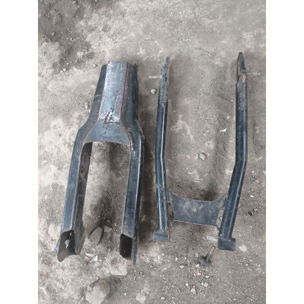 Shok depan c70 dan arm custom