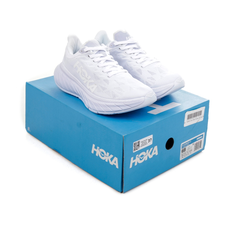 (SLPRDS) Sepatu Sneakers Hoka One One Carbon X2 Cloud White