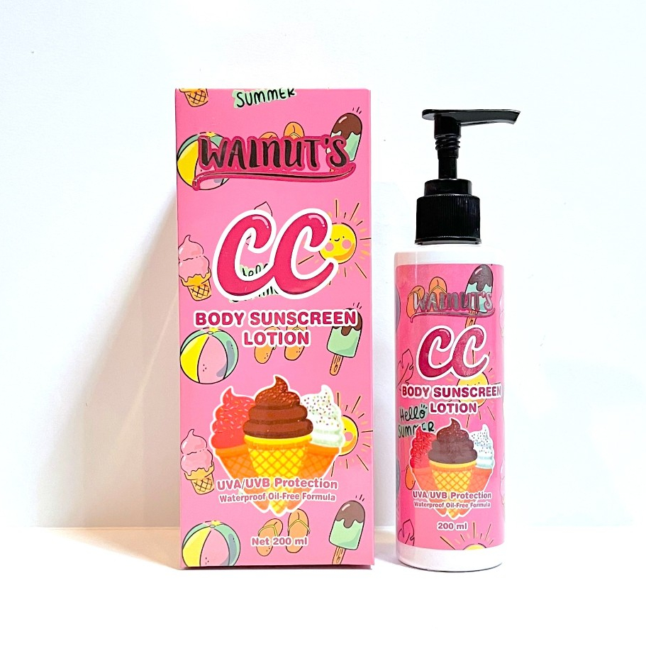 [LOKAL] WALNUT'S CC Body Sunscreen Lotion 200ml INDONESIA