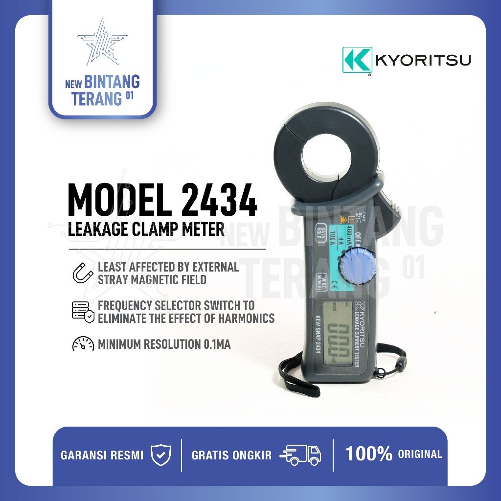 Kyoritsu Leakage Clamp Meter 2434