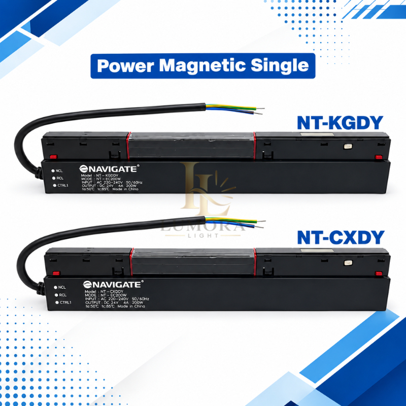 Power Magnetic Single – Driver Power Supply Lampu Magnetic LED