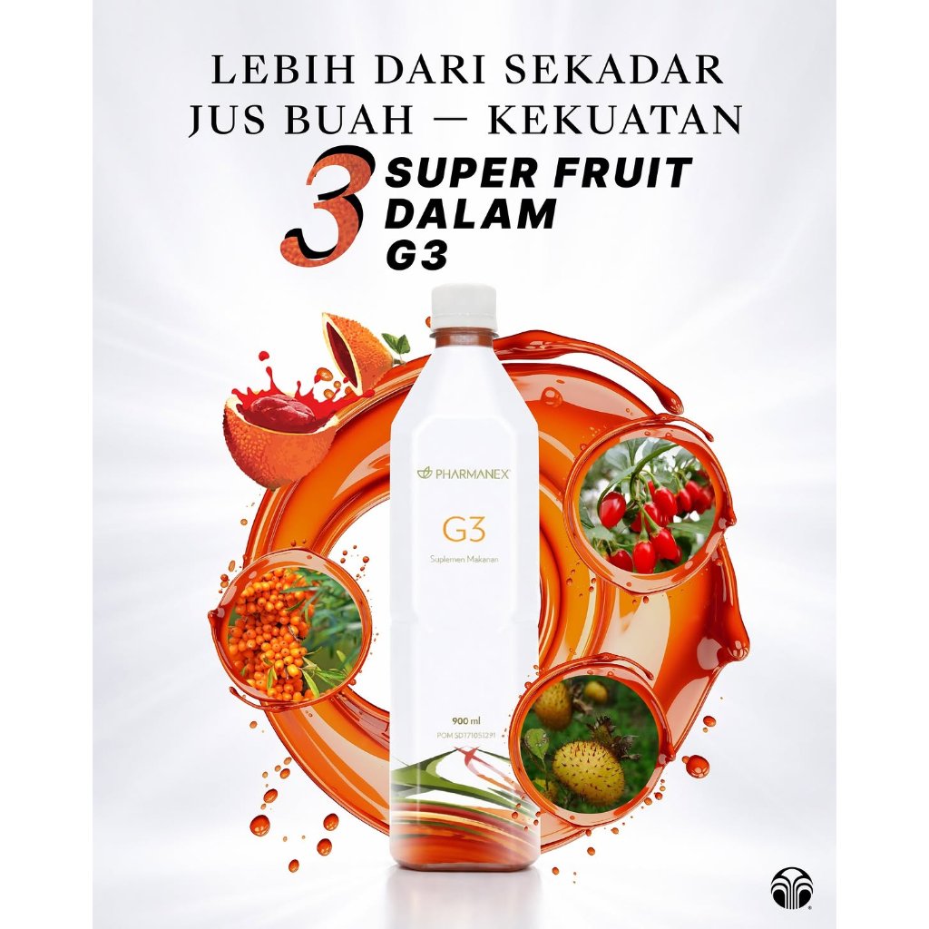 [Pretty OY] Nu Skin Pharmanex g3 Juice 2 Bottle Pack 2x900 ml EXP 03/2027