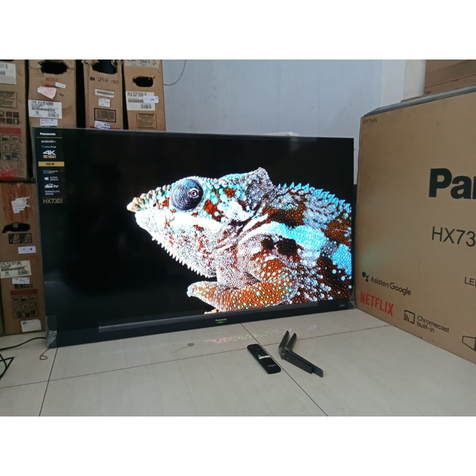 PANASONIC 4K ANDROID TV 50INC BISA YOUTUBE WIFI DLL, KONDISI BEKAS MASIH SEGEL 287LA