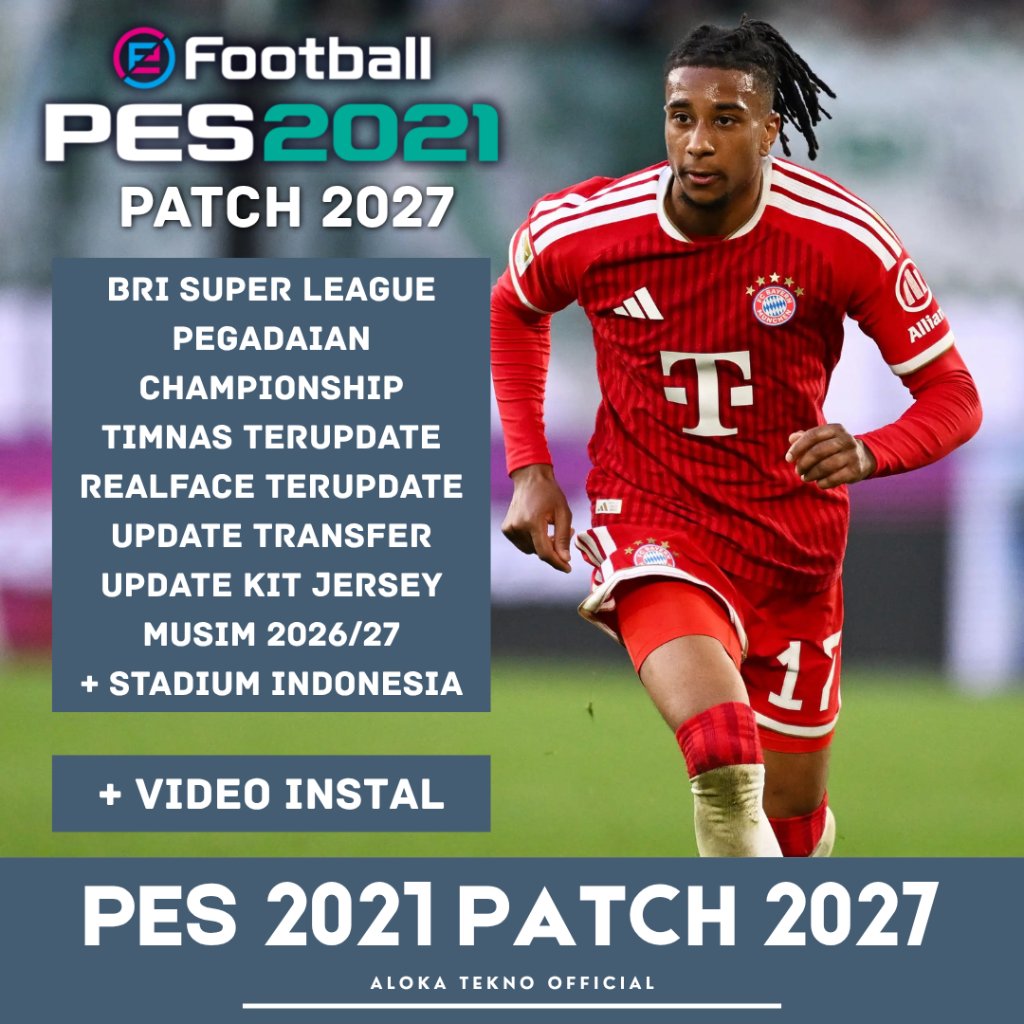 PES 2021 PATCH 2027 UPDATE NEW SEASON LIGA EROPA LIGA INDONESIA
