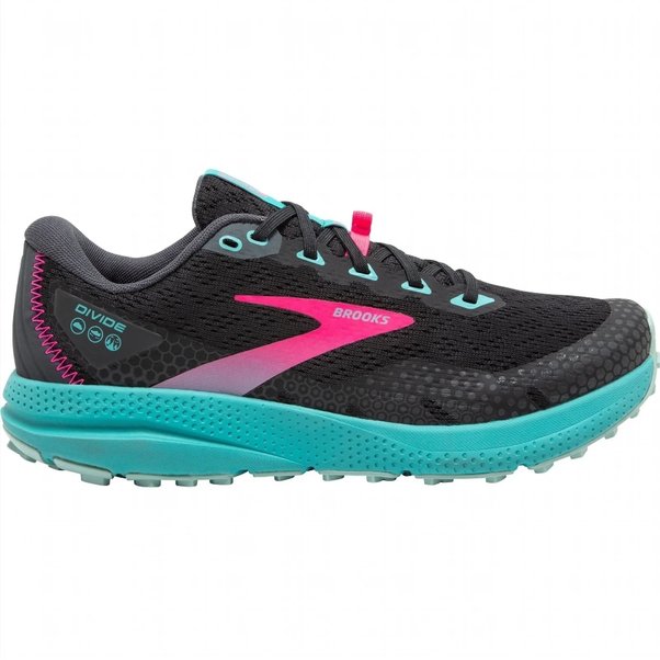 Brooks Sepatu Olahraga Hiking dan Trail Running Wanita BROOKS  Divide 3 Pearl/Blue Coral/Pink 120368
