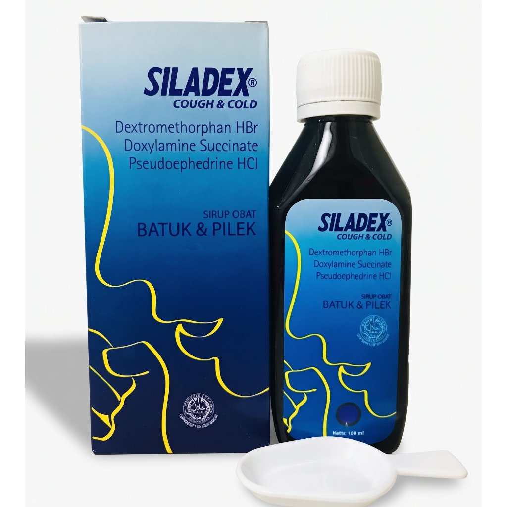 SILADEX COUGH & FLU 100ML - BIRU