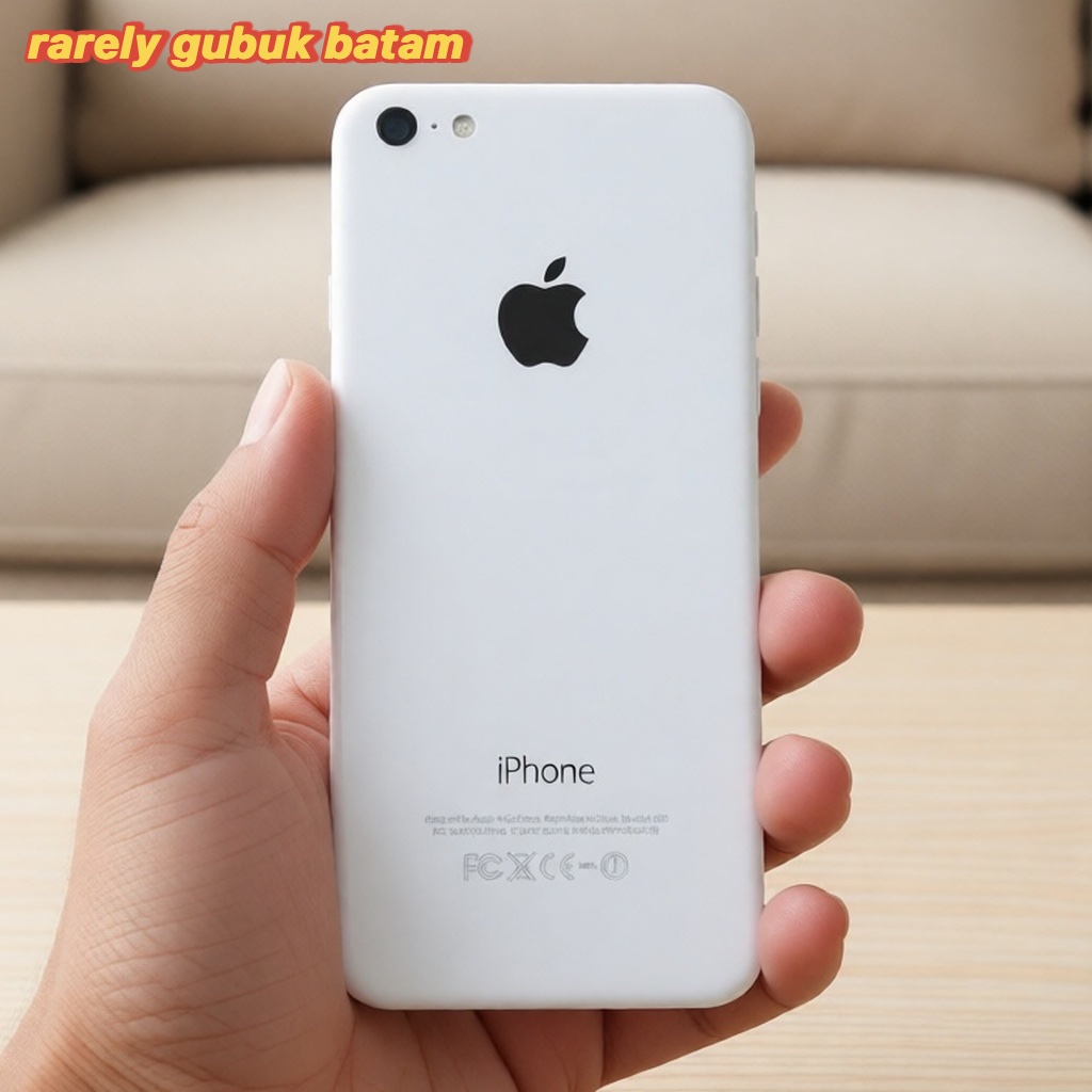 iPhone 5c 16GB White Original Apple iCloud OFF Battery 91% Full Fungsi Second Bekas Murah