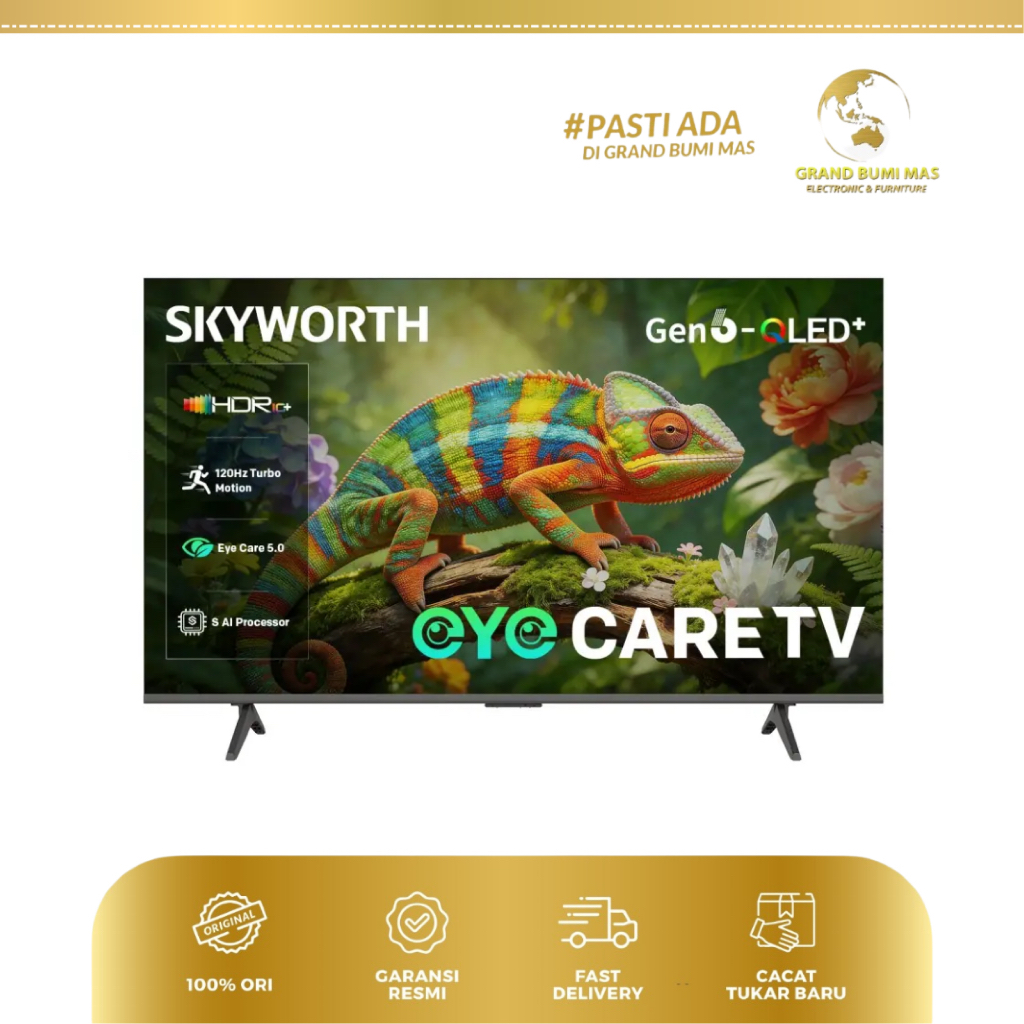 QLED Google TV 55 Inch UHD 4K 120 Hz COOCAA 55Q66K