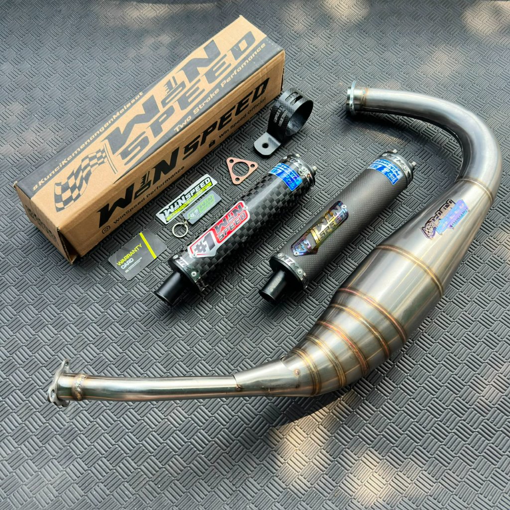 Knalpot Kolong Rx King PDK Chamber Stainless Silincer Carbon Produk Original Winspeed Performance
