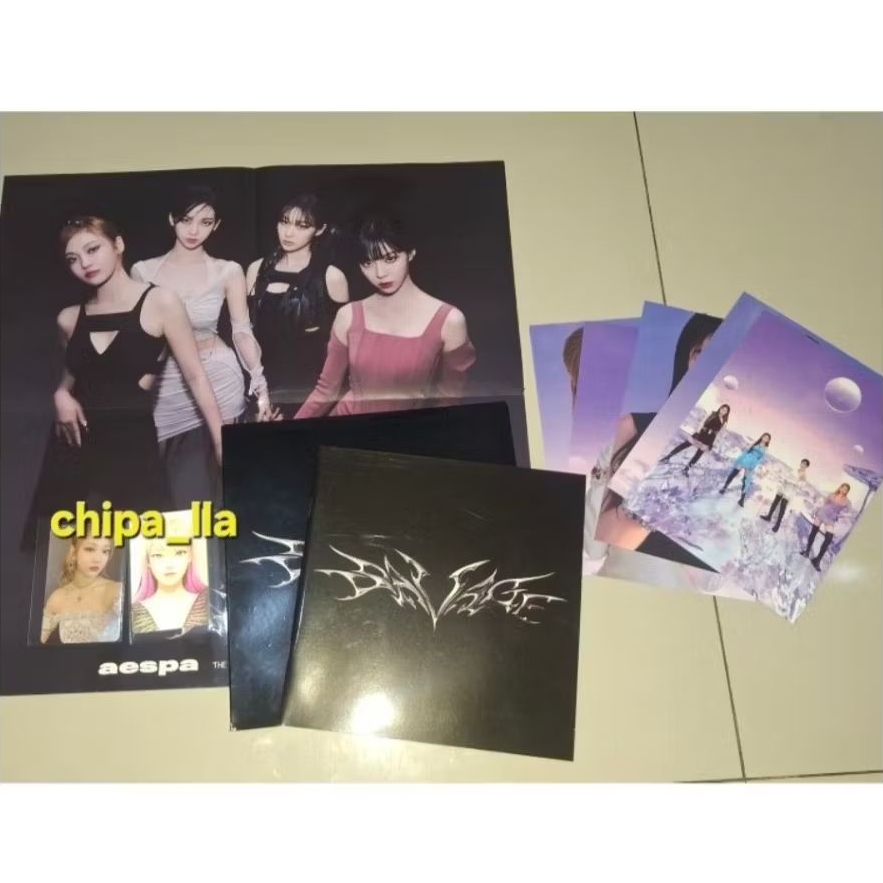 Photocard Aespa Ningning Official + album savage PC