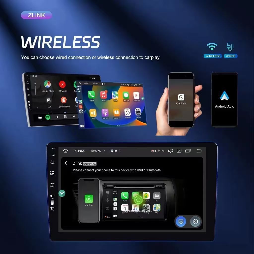 Sony Car Android Player 9/10 Inch Touchscreen 6GB 64GB Quad Core Multimedia Stereo MP5