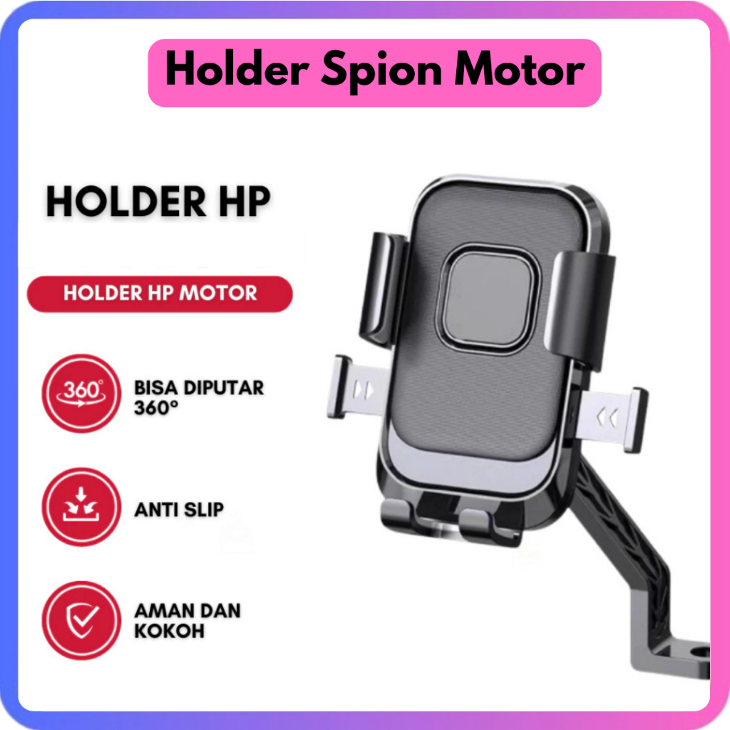 Holder HP Motor / Holder Motor Spion / Dudukan Ponsel / Phone Holder Motor Phone Holder Hp Di Motor