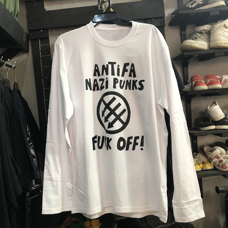 NEW READY STOCK || Kaos Antifa Nazi Punk Tshirt Bahan Katun Kombed 30s || Sablon DTF || Size S M L X