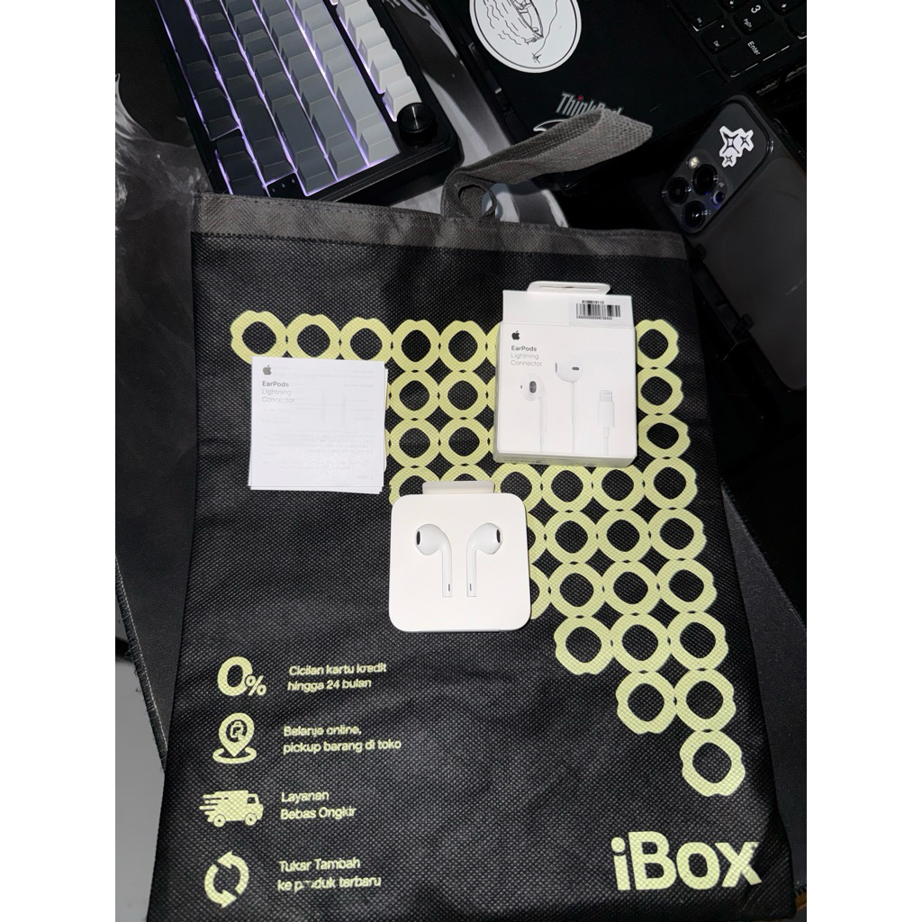 EarPods lightning original iBox