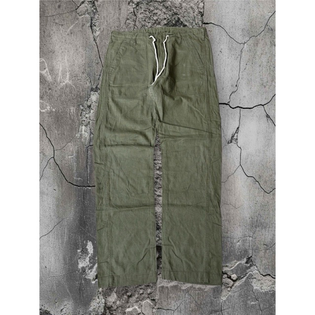 Fatigue Pants Linen Army