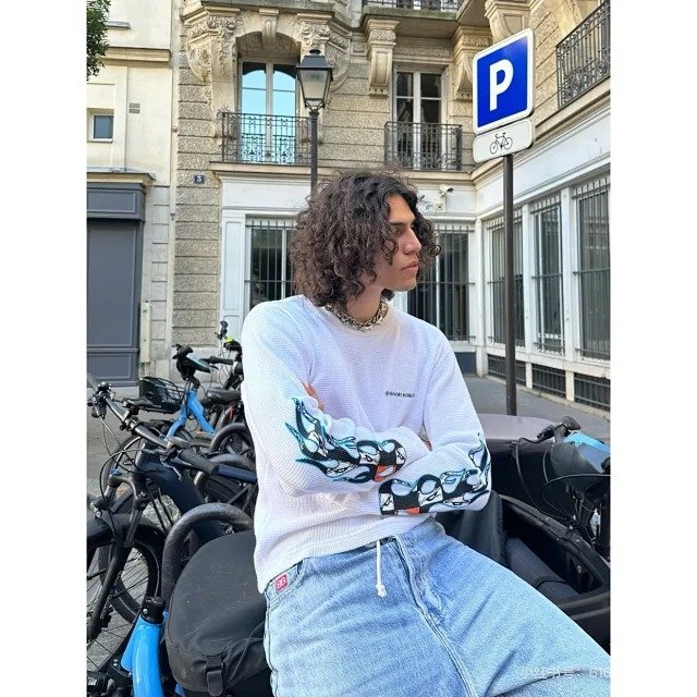 Sinister Thermal L/S T-shirt - CH Matty Boy - White