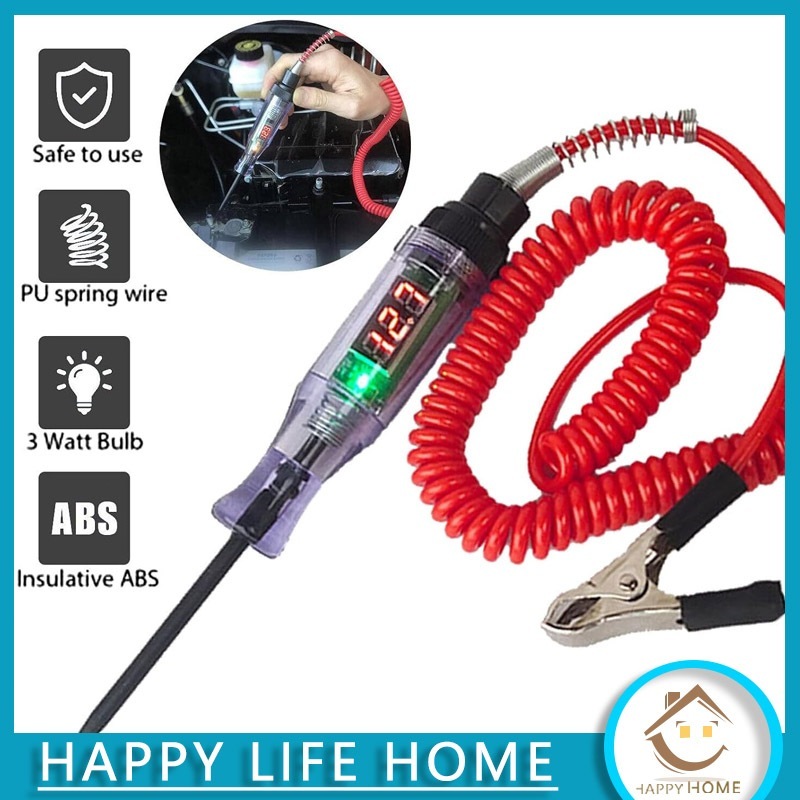 Tespen Listrik Tespen Digital ac/dc Multifungsi Tespen Deteksi Arus Listrik Mobil Motor 3V - 48V