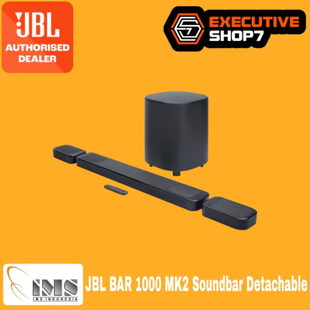 JBL BAR 1000 MK2 Soundbar Datachable Surround 7.1.4 Channel Speaker Dobly - Garansi Resmi 1 Tahun IM