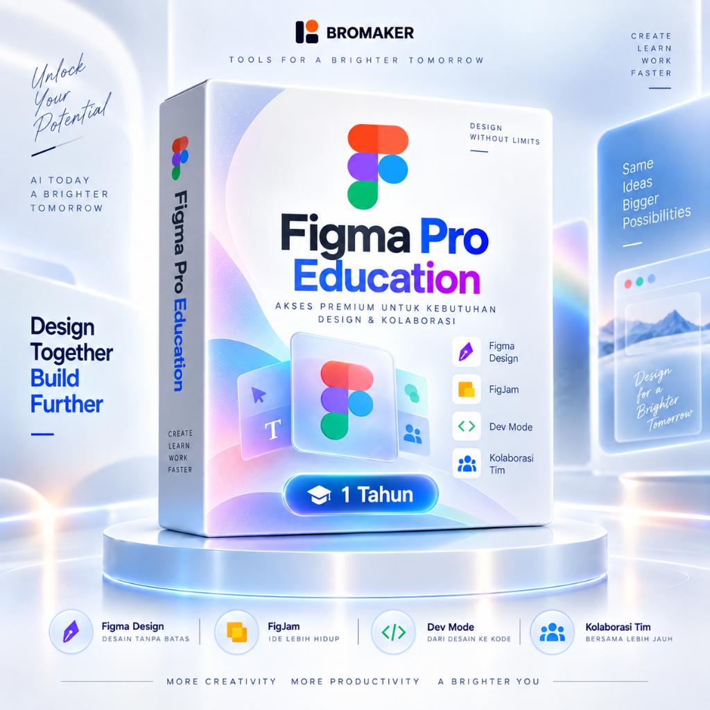 Figma Pro Education - 1 Tahun - Private & Bergaransi.