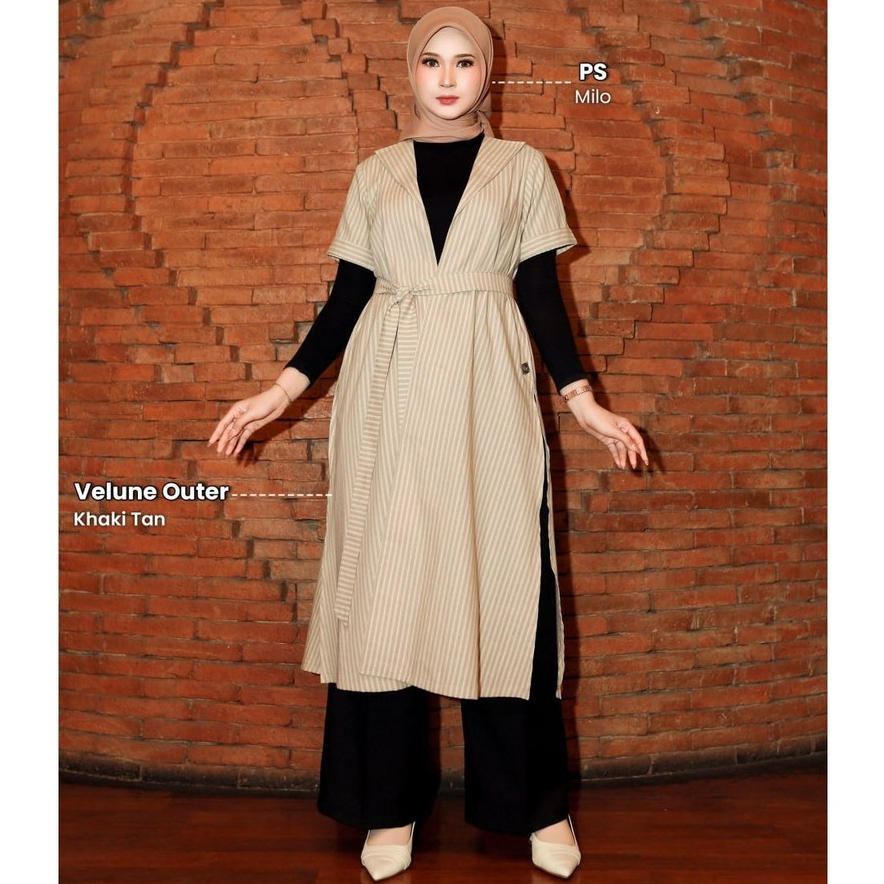 NAJATHELABEL - Velune Outer Yarn Dyed Cotton