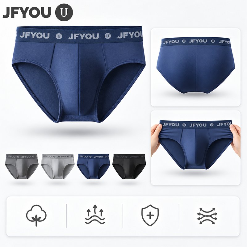 JFYOU 4/1PCS cd celana dalam laki laki//cd pria//boxer cowo//celana dalam pria dewasa
