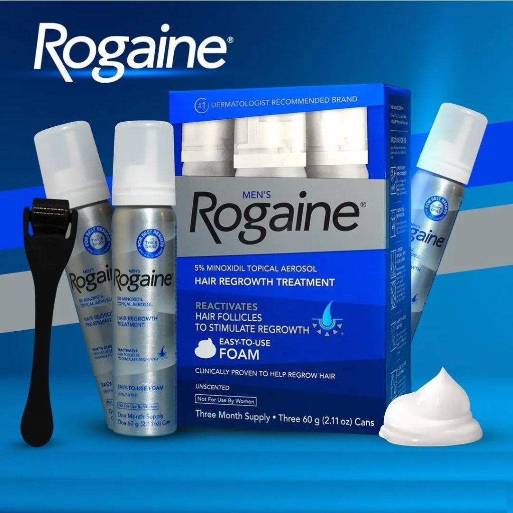 Rogaine 5% Minoxidil Unscented Foam Men's 60g